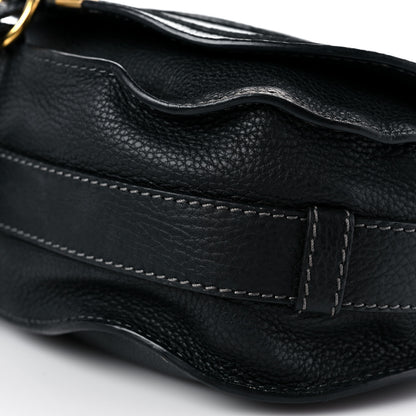 Chloe Calfskin Medium Marcie Round Crossbody Bag Black 9 of 19