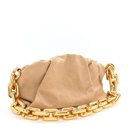 Bottega Veneta Paper The Pouch Chain Kraft 3 of 10