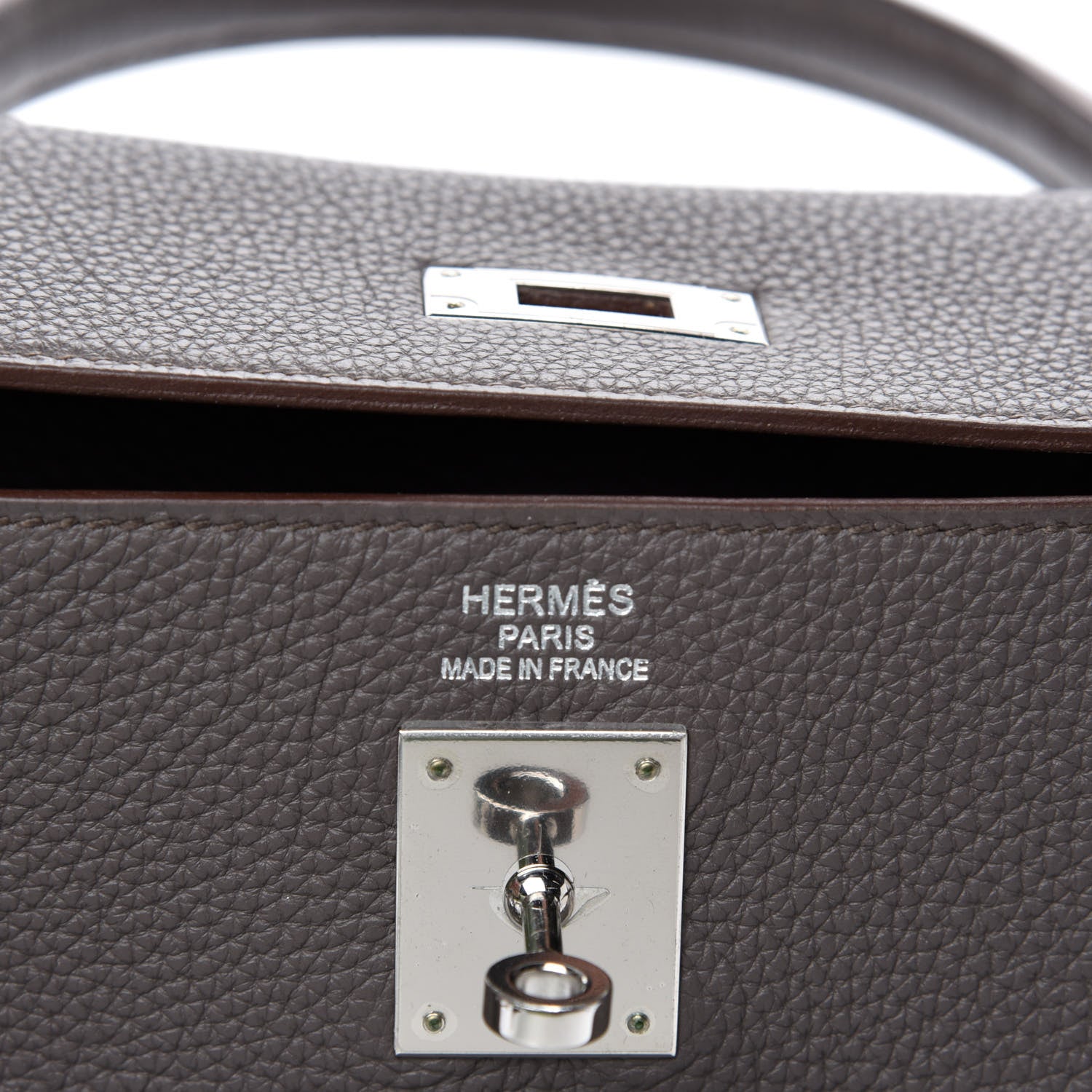 Hermes Togo Kelly Retourne 35 Etain 9 of 12