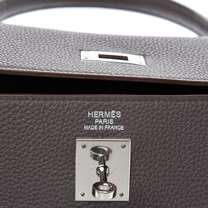 Hermes Togo Kelly Retourne 35 Etain 9 of 12