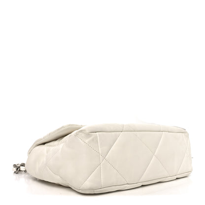 Chanel Quilted Large Chanel 19 Flap White 4 of 10