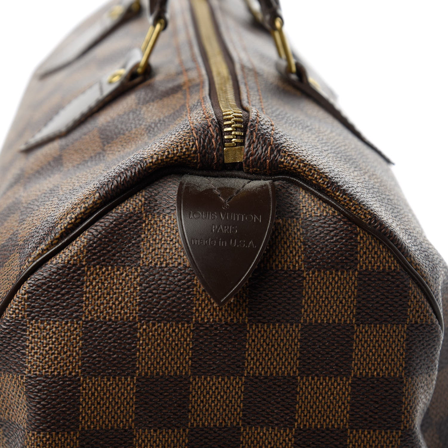 Louis Vuitton Damier Ebene Speedy 35 8 of 10