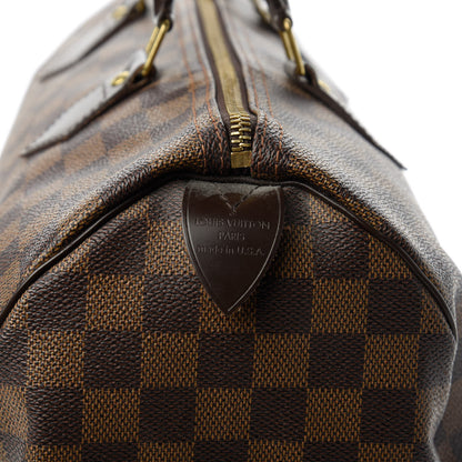 Louis Vuitton Damier Ebene Speedy 35 8 of 10