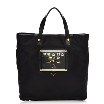 Prada Tessuto Nylon Oro Tote Nero Black 1 of 12