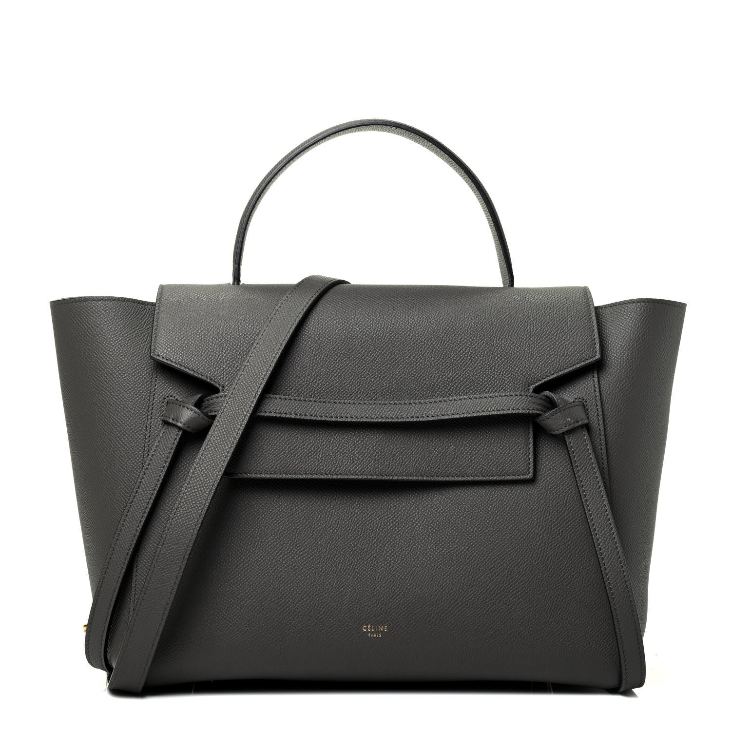 Celine Grained Calfskin Mini Belt Bag Grey 1 of 4