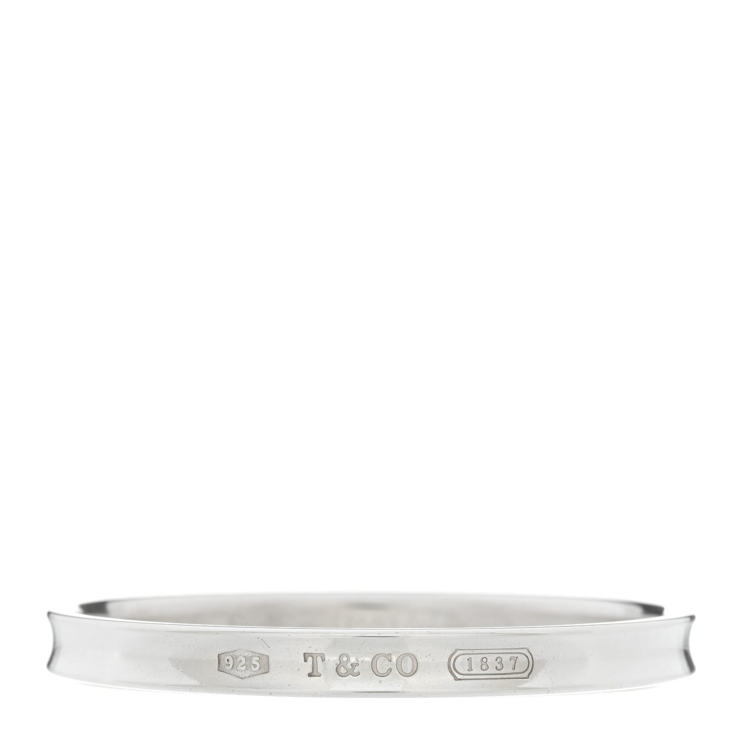 Sterling Silver Narrow 1837 Bangle Bracelet