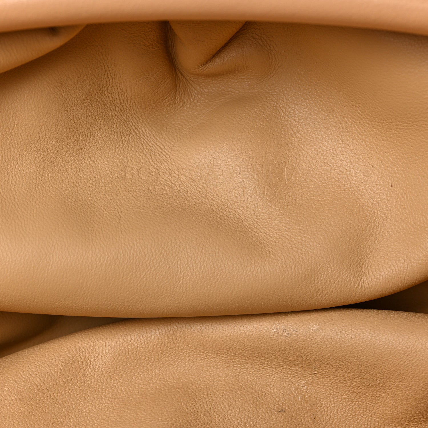Bottega Veneta Nappa Maxi Intrecciato The Pouch Oversized Clutch Almond 6 of 9