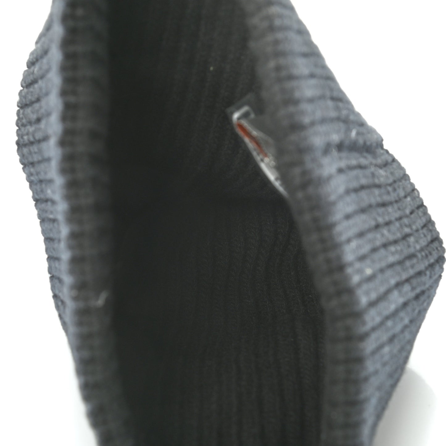Wool LV initials Monogram Beanie Hat Black