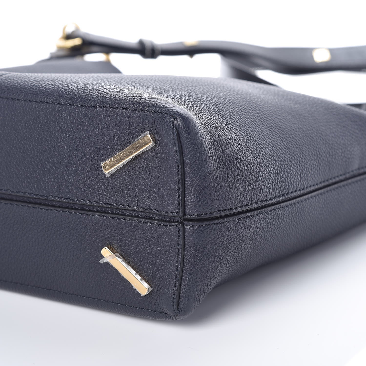 Loewe Calfskin V Bucket Bag Midnight Blue Black 6 of 9