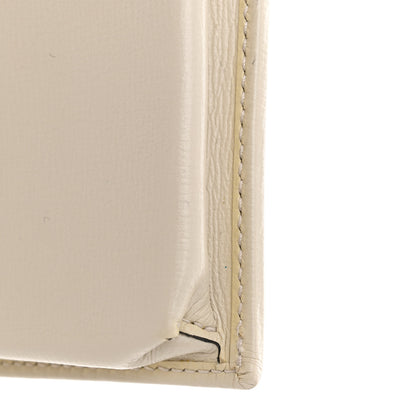 Gucci GG Supreme Monogram Azalea Calfskin Horsebit 1955 Wallet On Chain Beige Ebony Mystic White 11 of 12