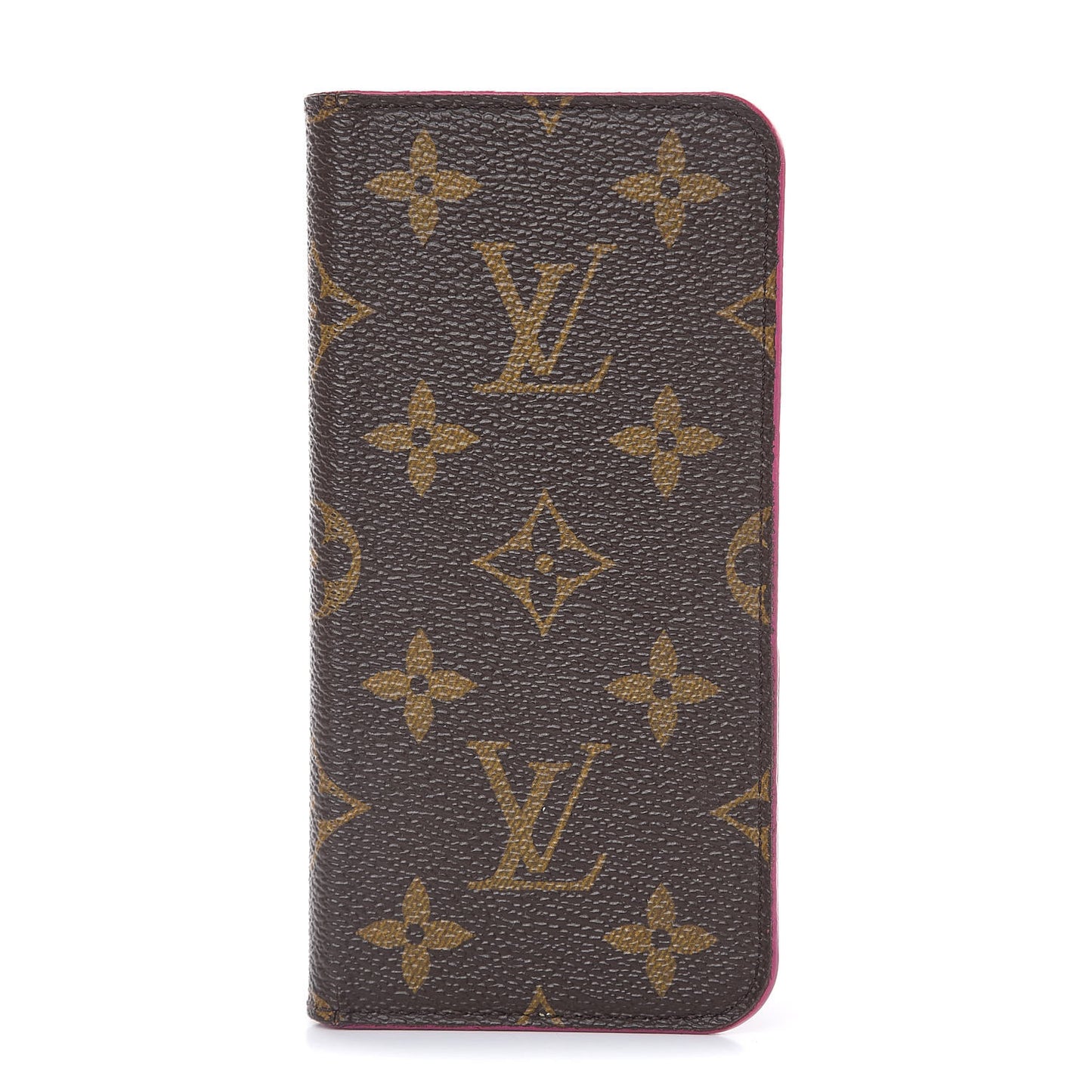 Monogram iPhone X Folio Case Rose Pop