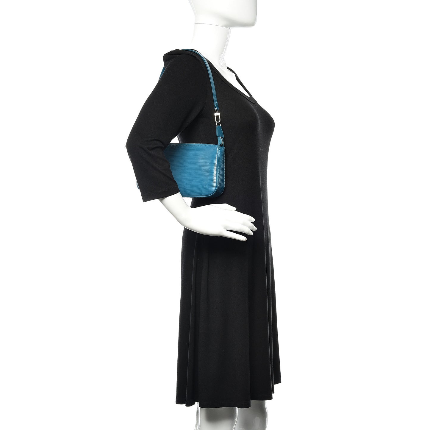 Epi Pochette Accessories NM Cyan