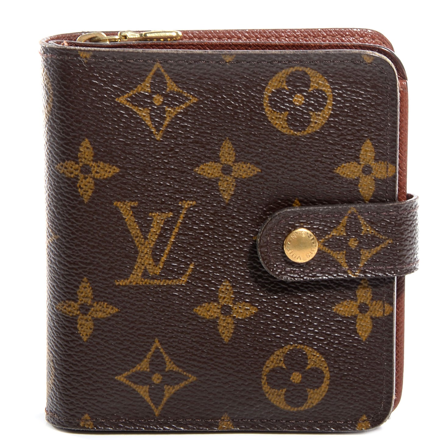 Monogram Compact Zippe Zipped Wallet