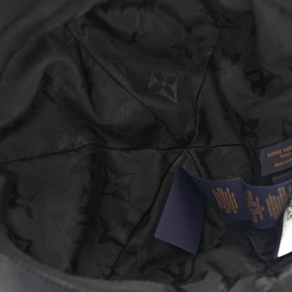 Louis Vuitton Polyester Silk Monogram LV Get Ready Cap M Black 7 of 9