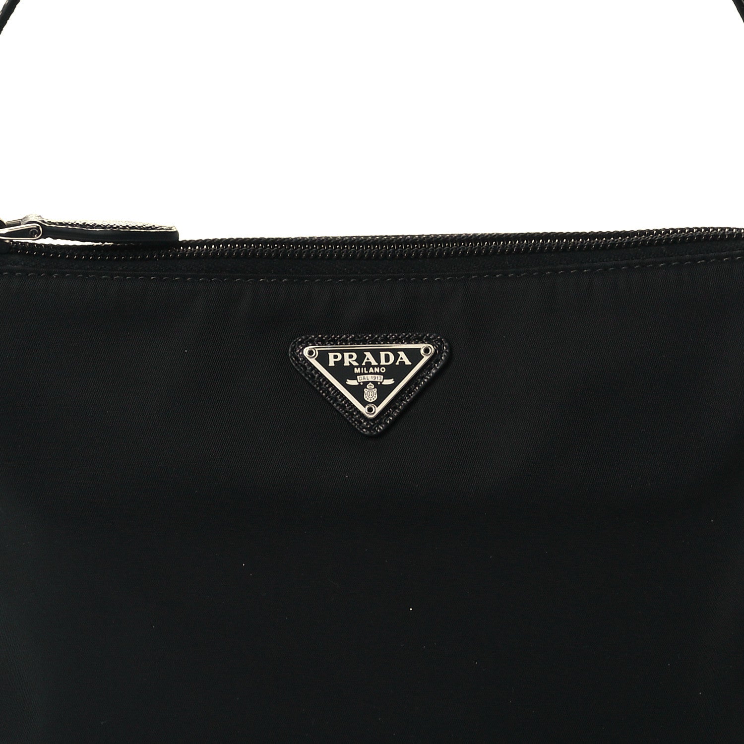 Prada Re-Nylon Vela Pouch Black 9 of 11