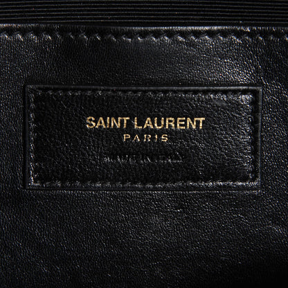 Saint Laurent Grain De Poudre Classic Monogram Clutch Black 7 of 8