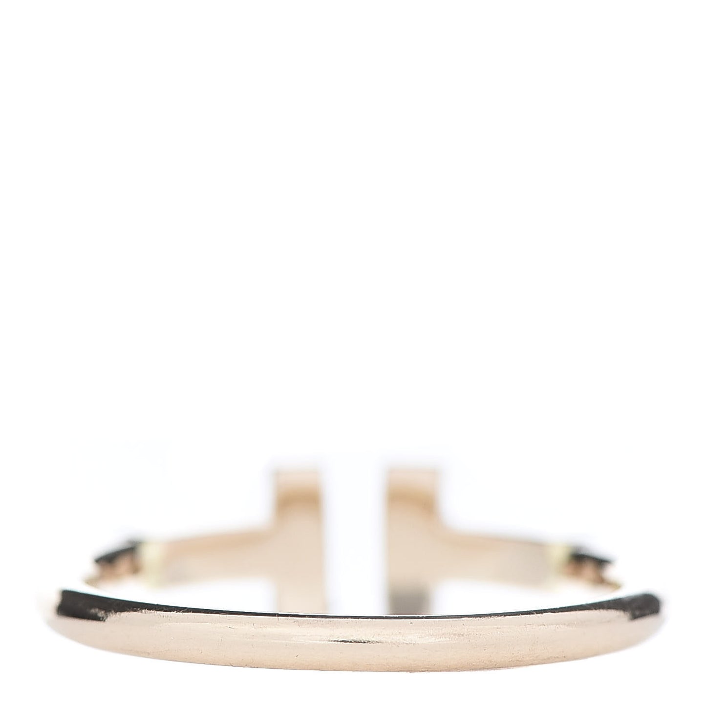18K Rose Gold T Wire Ring 52 6