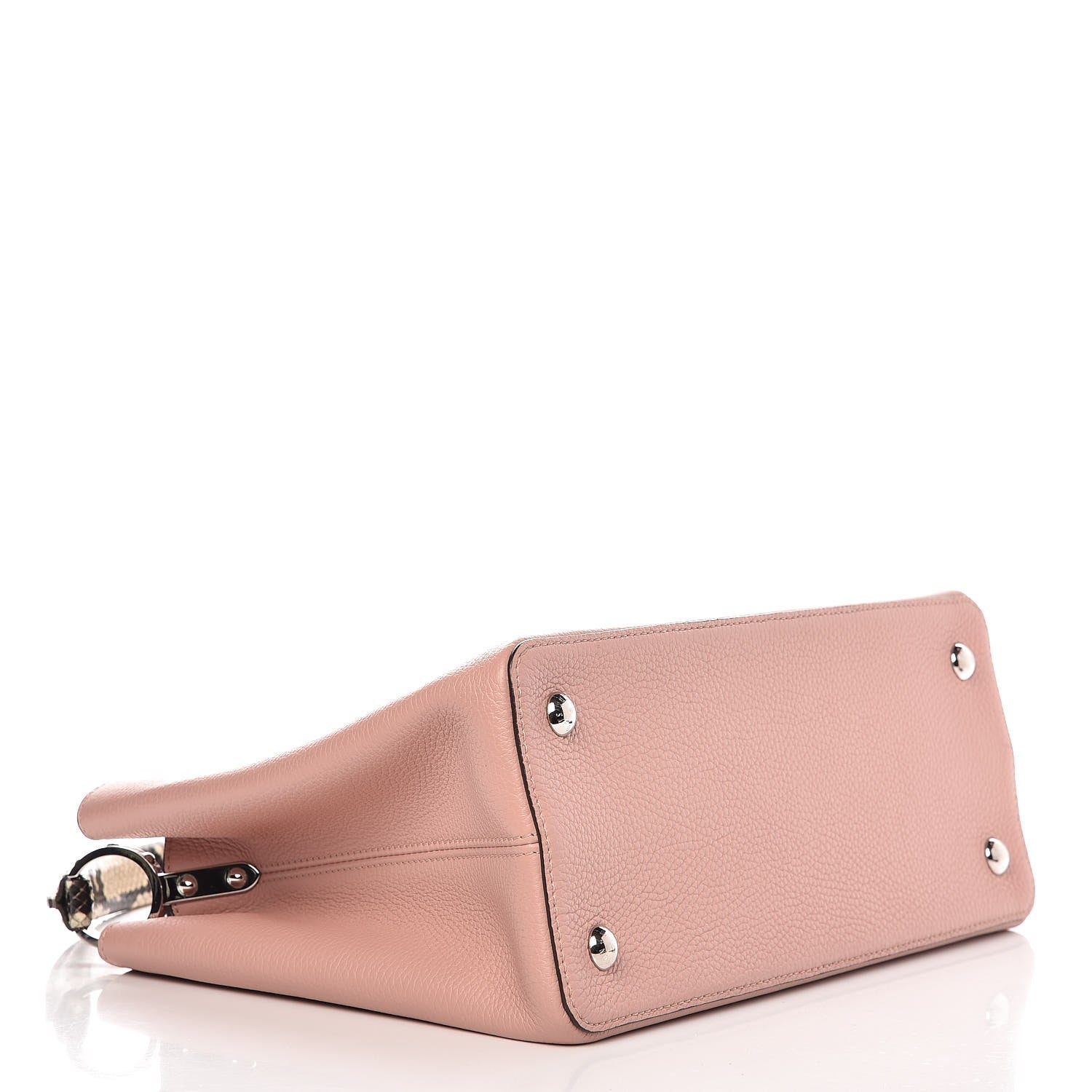 Louis Vuitton Taurillon Python Capucines MM Magnolia 4 of 6