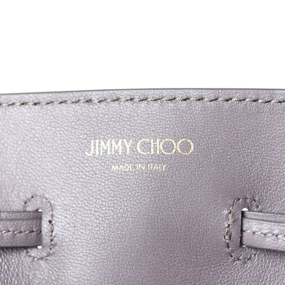 Jimmy Choo Calfskin Barra Tote Grey 6 of 10