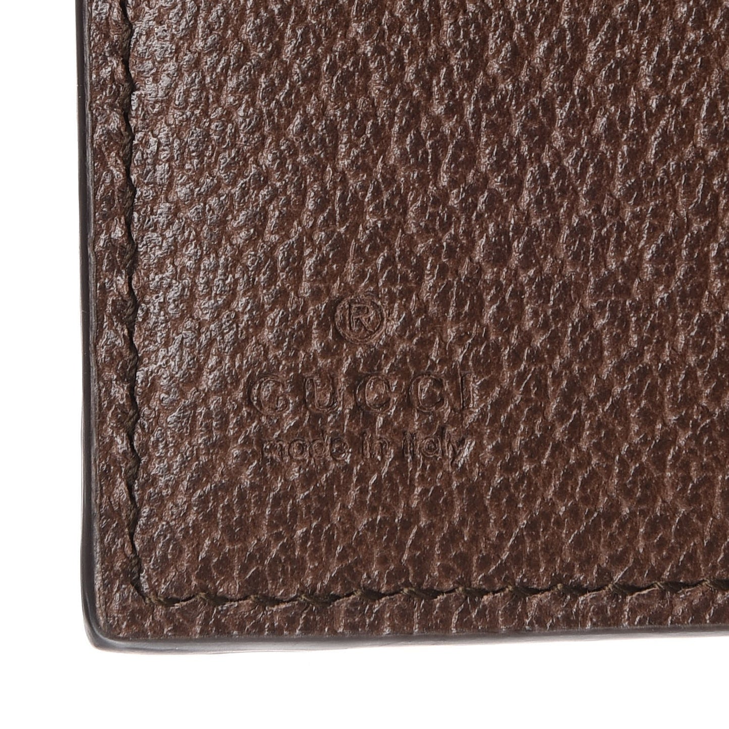GG Supreme Monogram Web Ophidia French Flap Wallet Beige New Acero