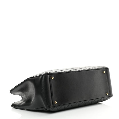 Chanel Caviar Quilted XL Grand Shopping Tote GST Black 4 of 12