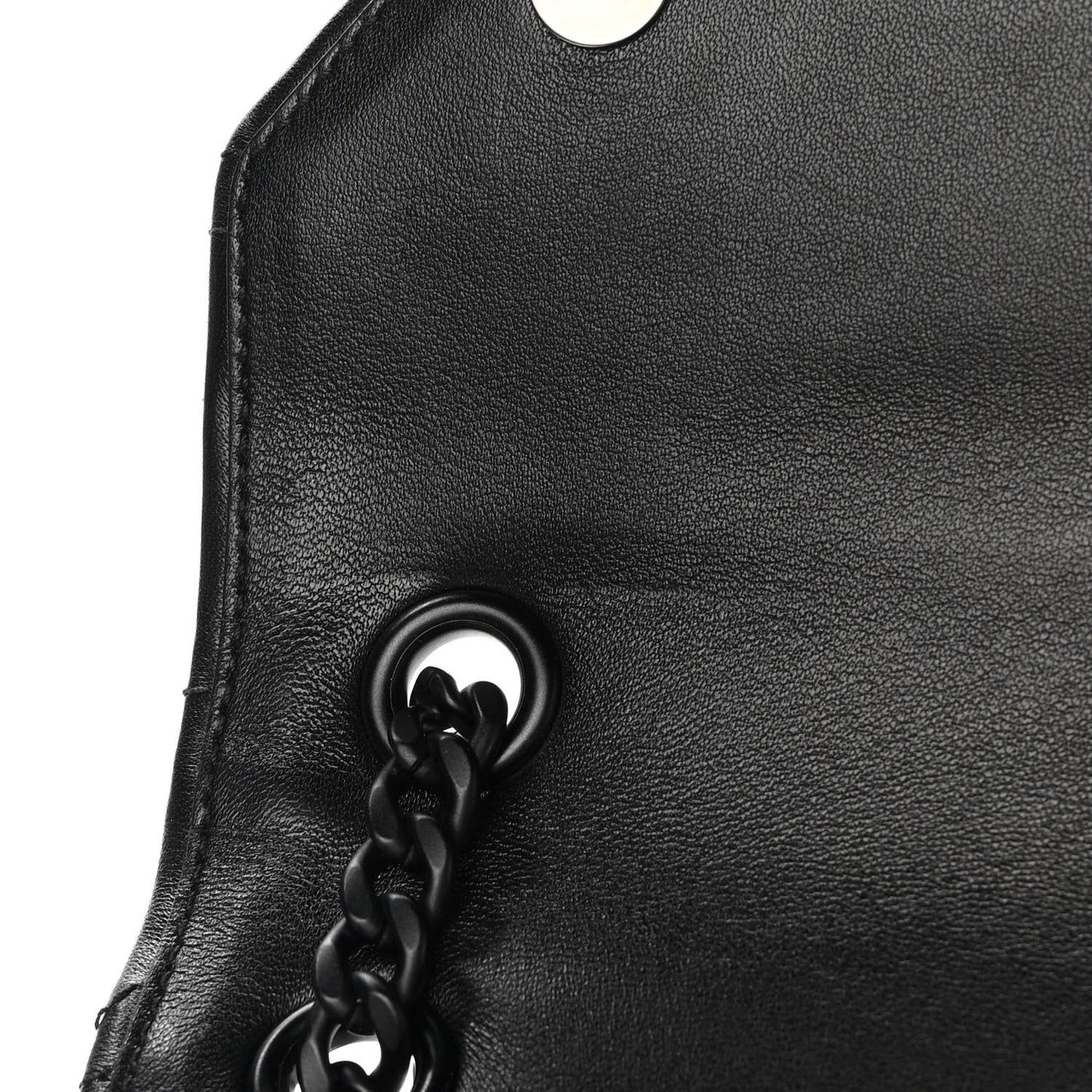 Nappa Triangle Stitched Large Spectrum Bag Black