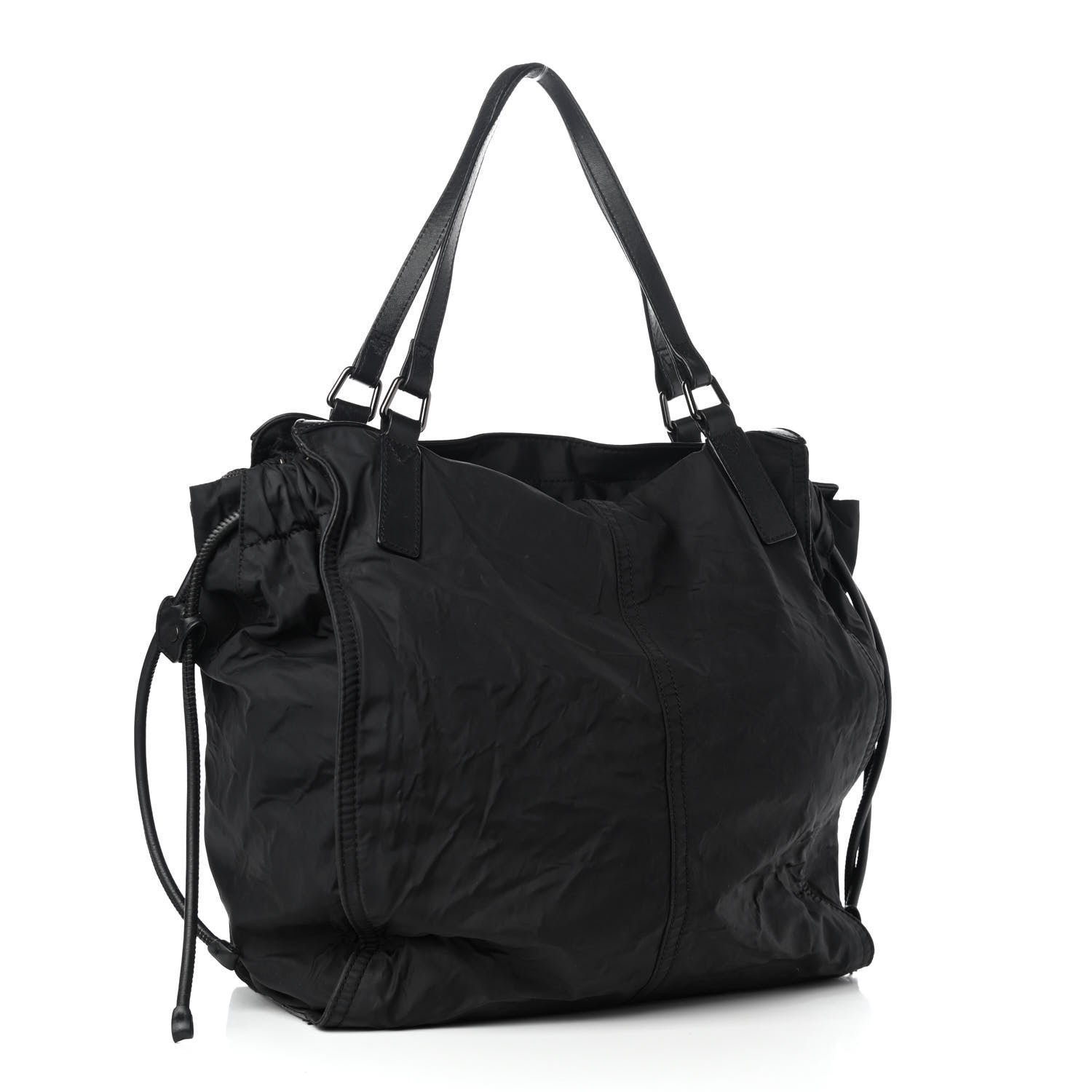 Burberry Nylon Buckleigh Packable Tote Black 3 of 12