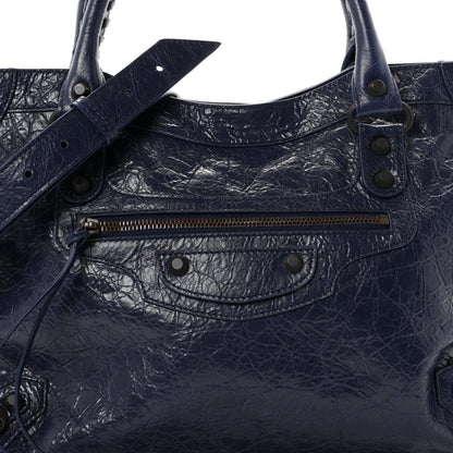 Balenciaga Agneau Arena Classic Hardware Medium Le City Dark Maree 8 of 10