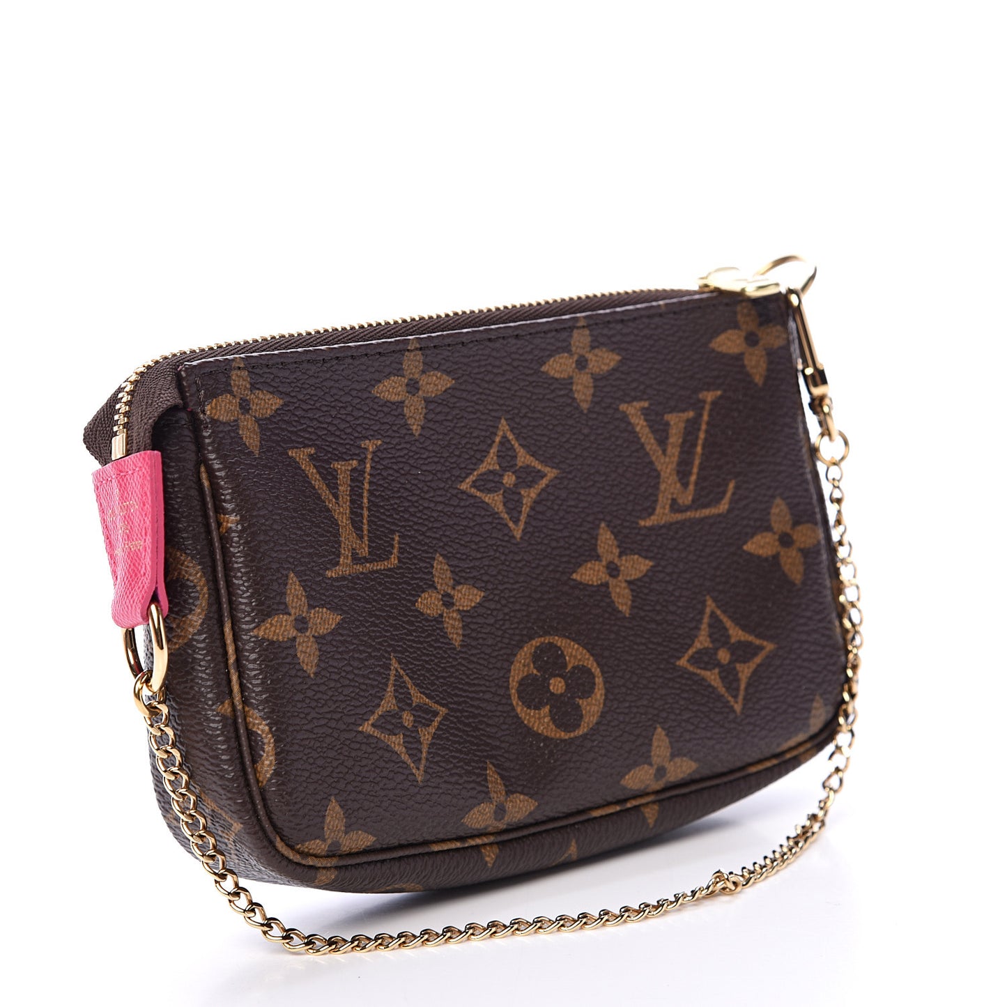 Monogram 2019 Christmas Animation Mini Courchevel Pochette Accessories Fuchsia