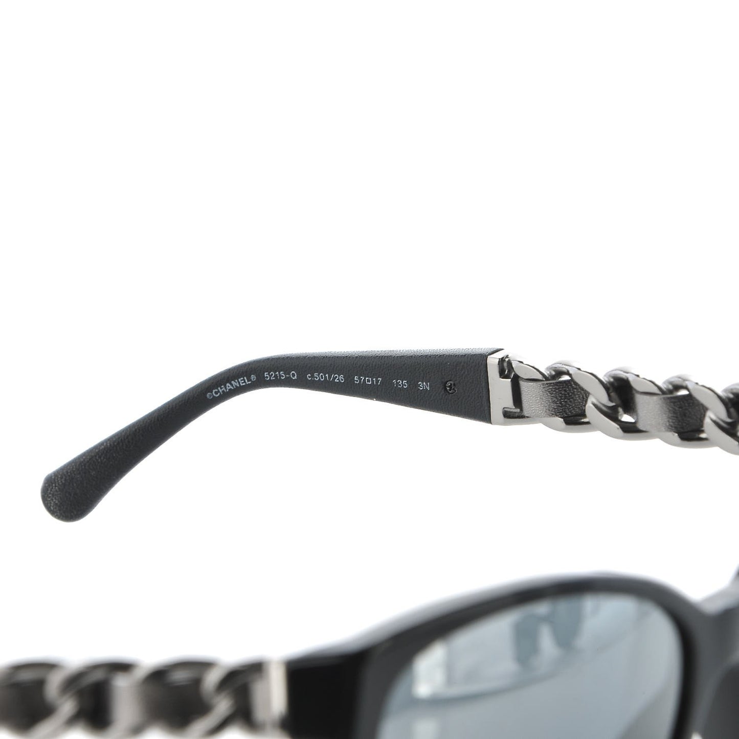 CC Chain Sunglasses 5215Q Black