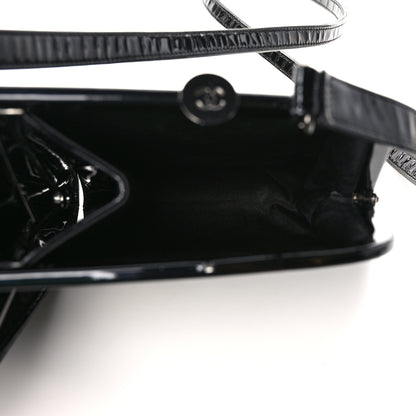 Chanel Patent Split Frame Bag Black 6 of 10