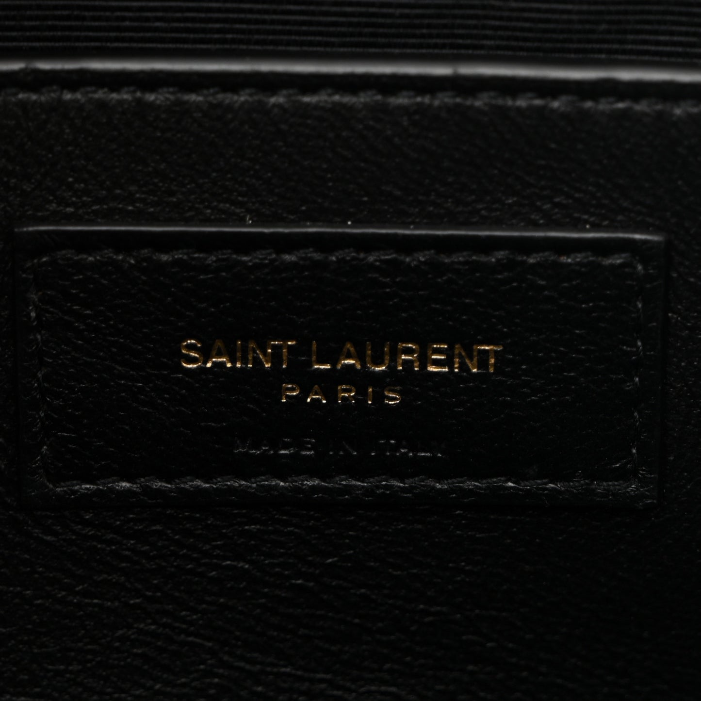 Grain De Poudre Medium Classic Monogram Kate Satchel Black
