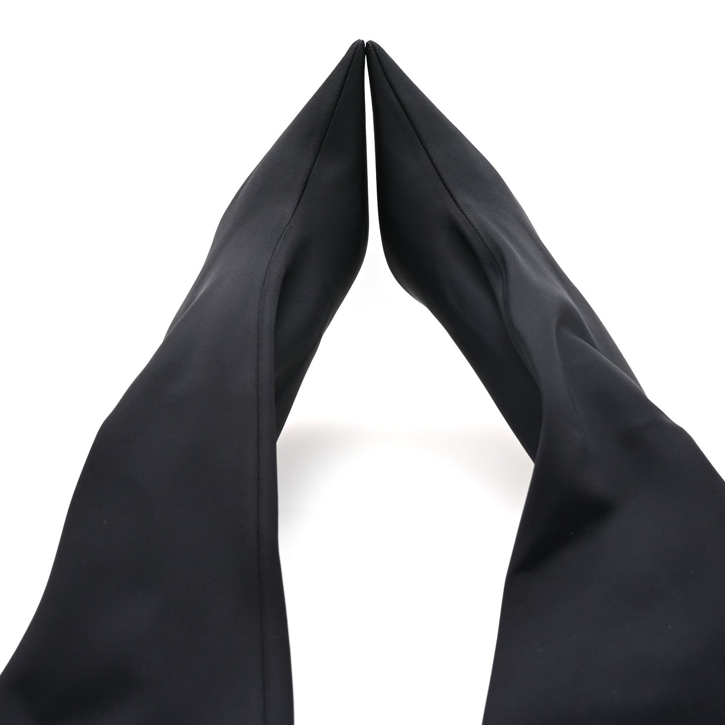 Spandex Pointed Toe Knife 110MM Thigh High Boots 38 Black