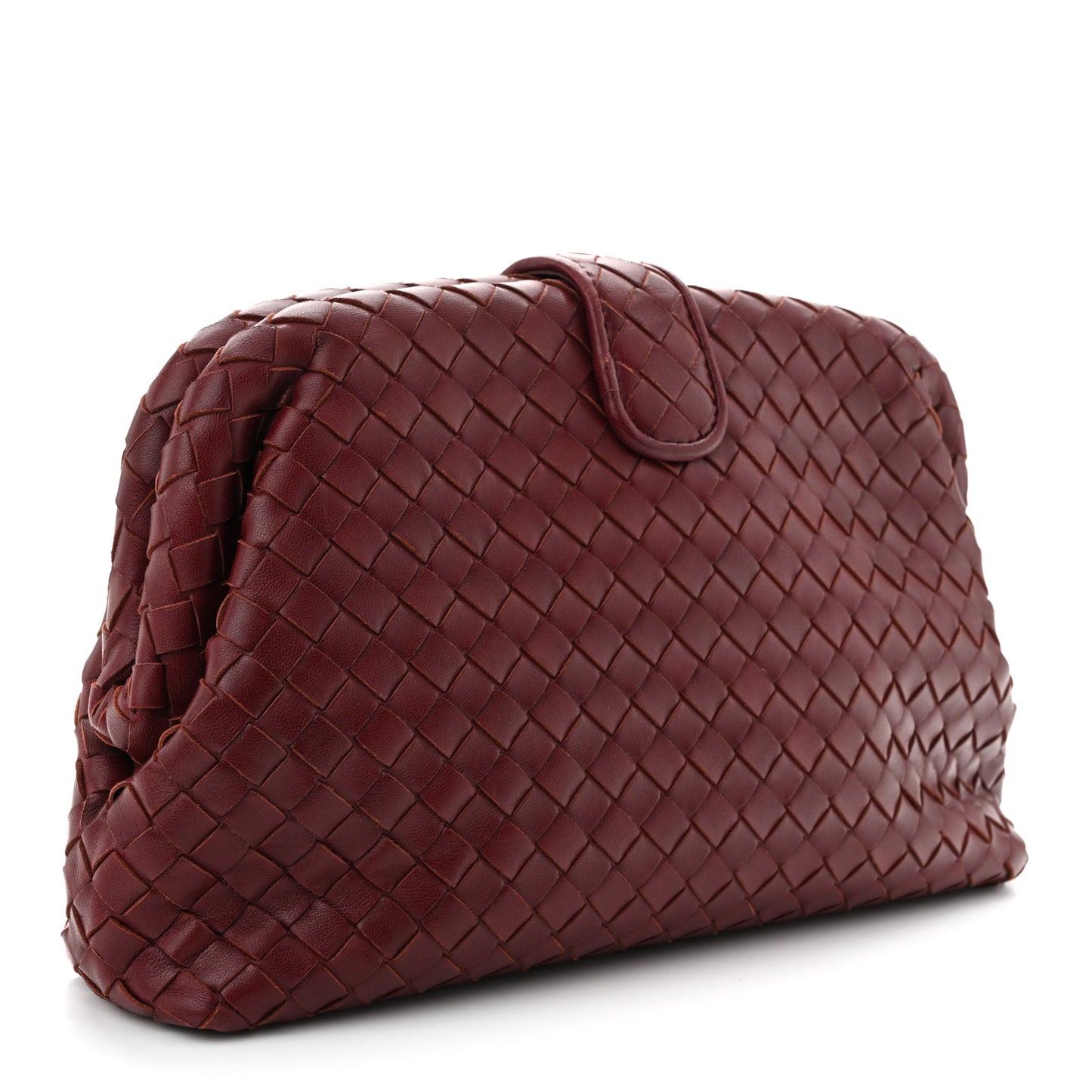 Nappa Intrecciato The Lauren 1980 Clutch Gigolo Red