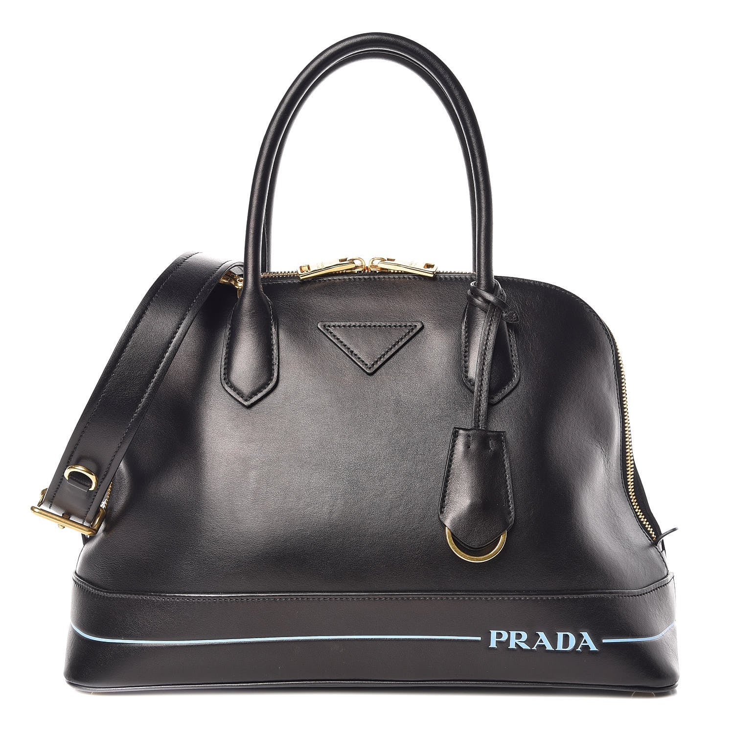 Prada City Calfskin Mirage Promenade Tote Black 1 of 12