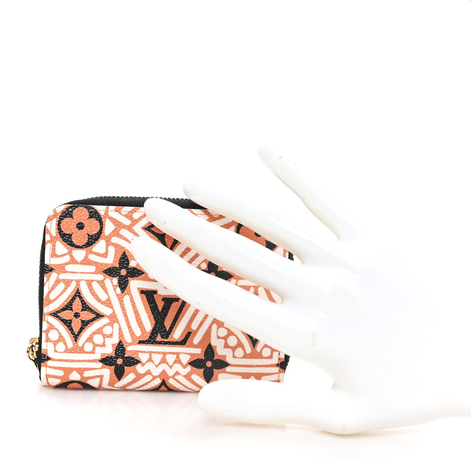 Louis Vuitton Monogram Giant Crafty Zippy Coin Purse Creme Caramel 2 of 7