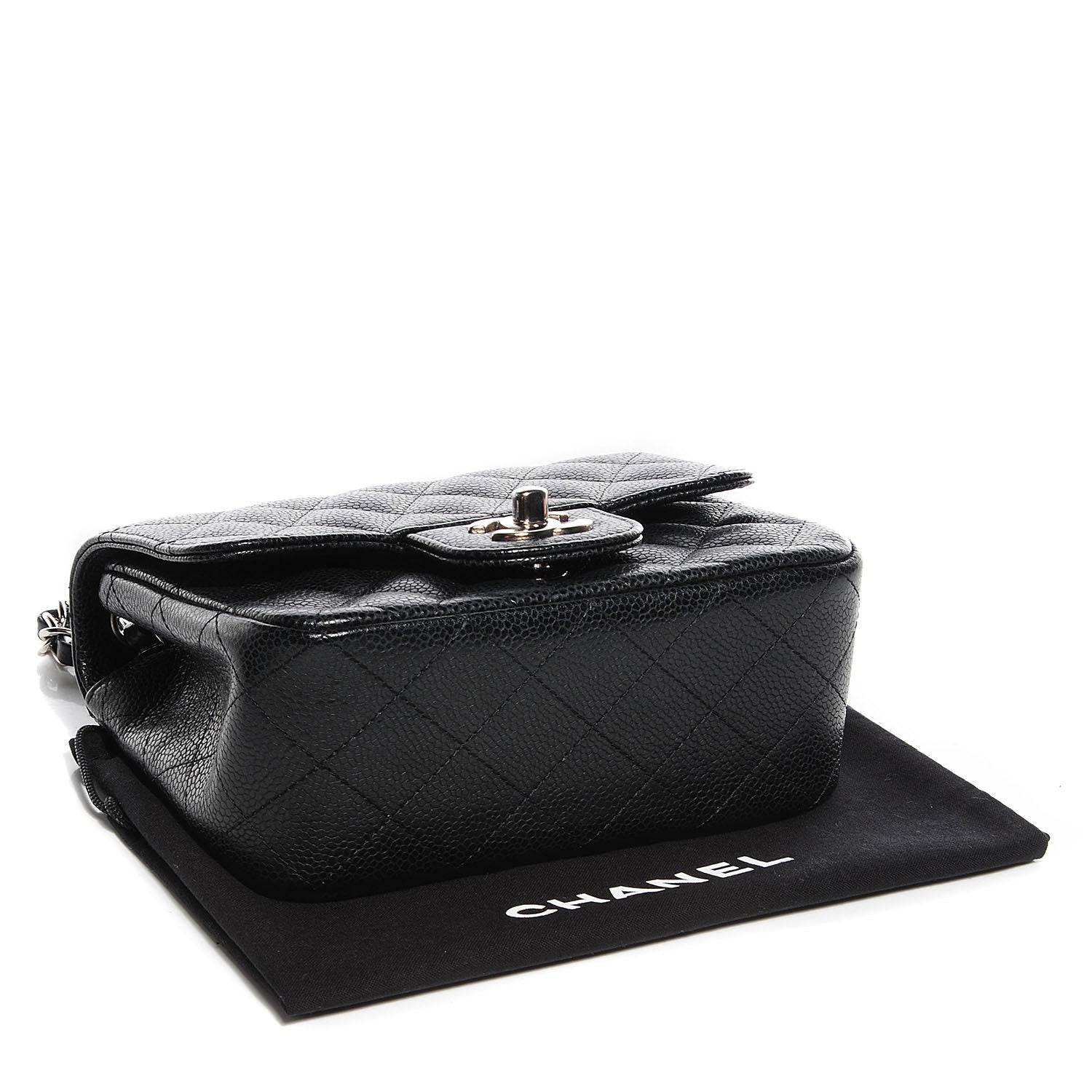 Chanel Caviar Quilted Mini Square Flap Black 4 of 8