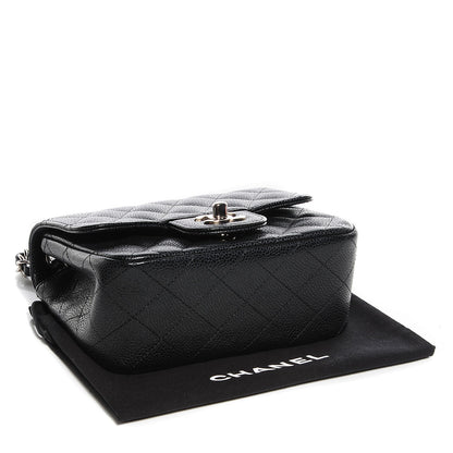 Chanel Caviar Quilted Mini Square Flap Black 4 of 8