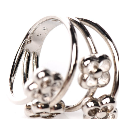 Louis Vuitton Flower Full Ring S Silver 5 of 5