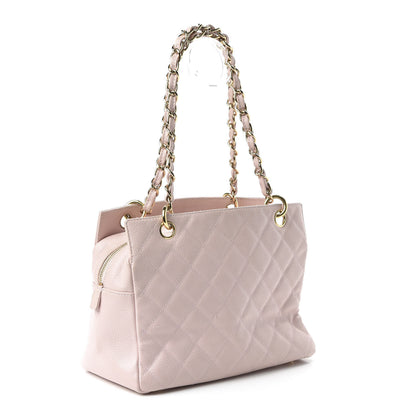 Chanel Caviar Quilted Petit Timeless Shopping Tote PTT Pink 3 of 12
