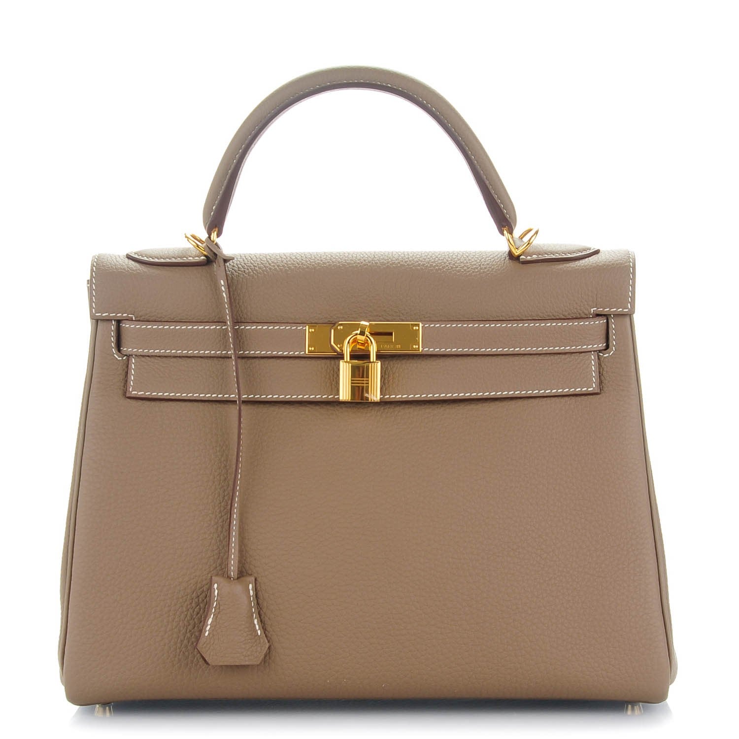 Hermes Togo Kelly Retourne 32 Etoupe 1 of 22