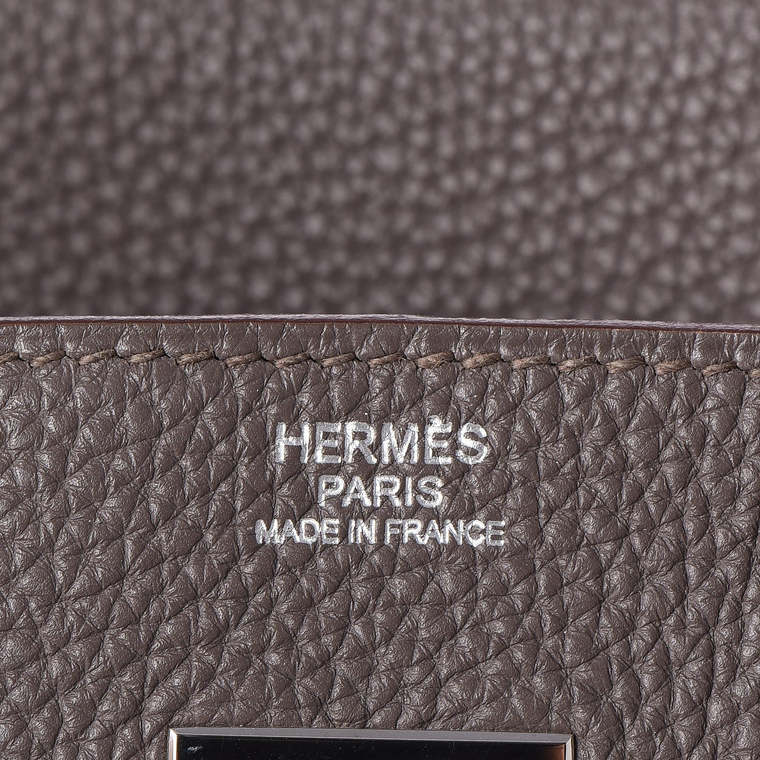 Hermes Togo Birkin 30 Etain 23 of 33