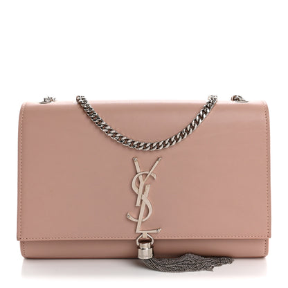 Saint Laurent Smooth Calfskin Medium Classic Monogram Kate Tassel Satchel Pink 1 of 14