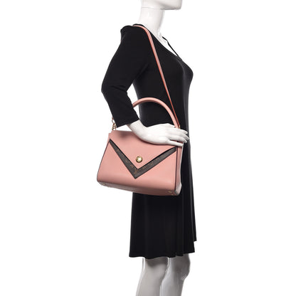 Louis Vuitton Grained Calfskin Monogram Double V Rose Poudre 2 of 12