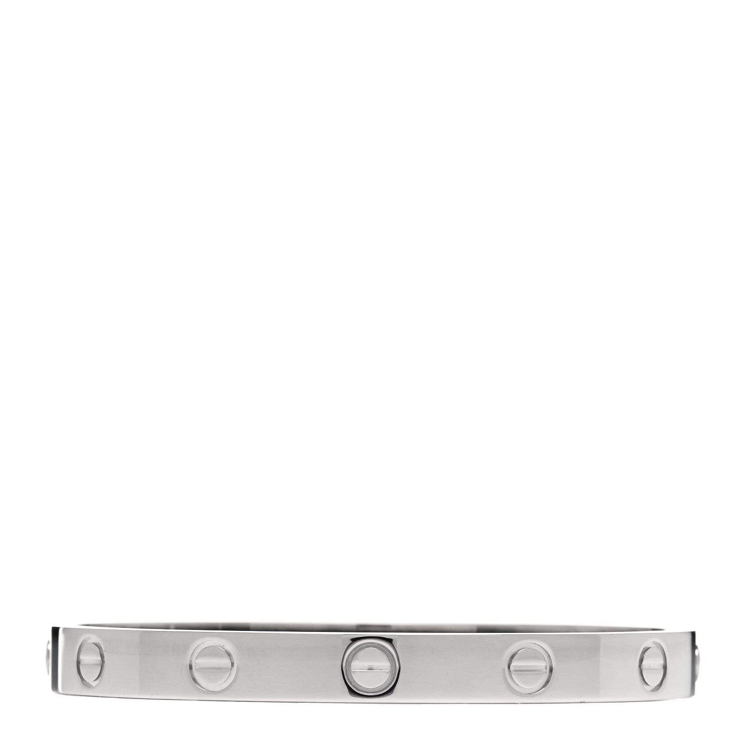 Cartier 18K White Gold LOVE Bracelet 16 1 of 4