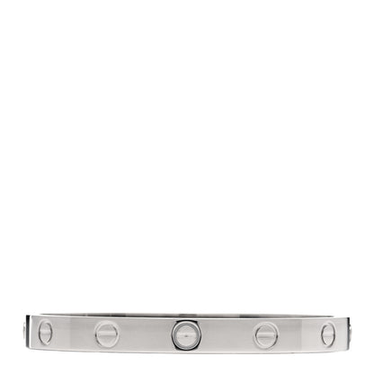 Cartier 18K White Gold LOVE Bracelet 16 1 of 4
