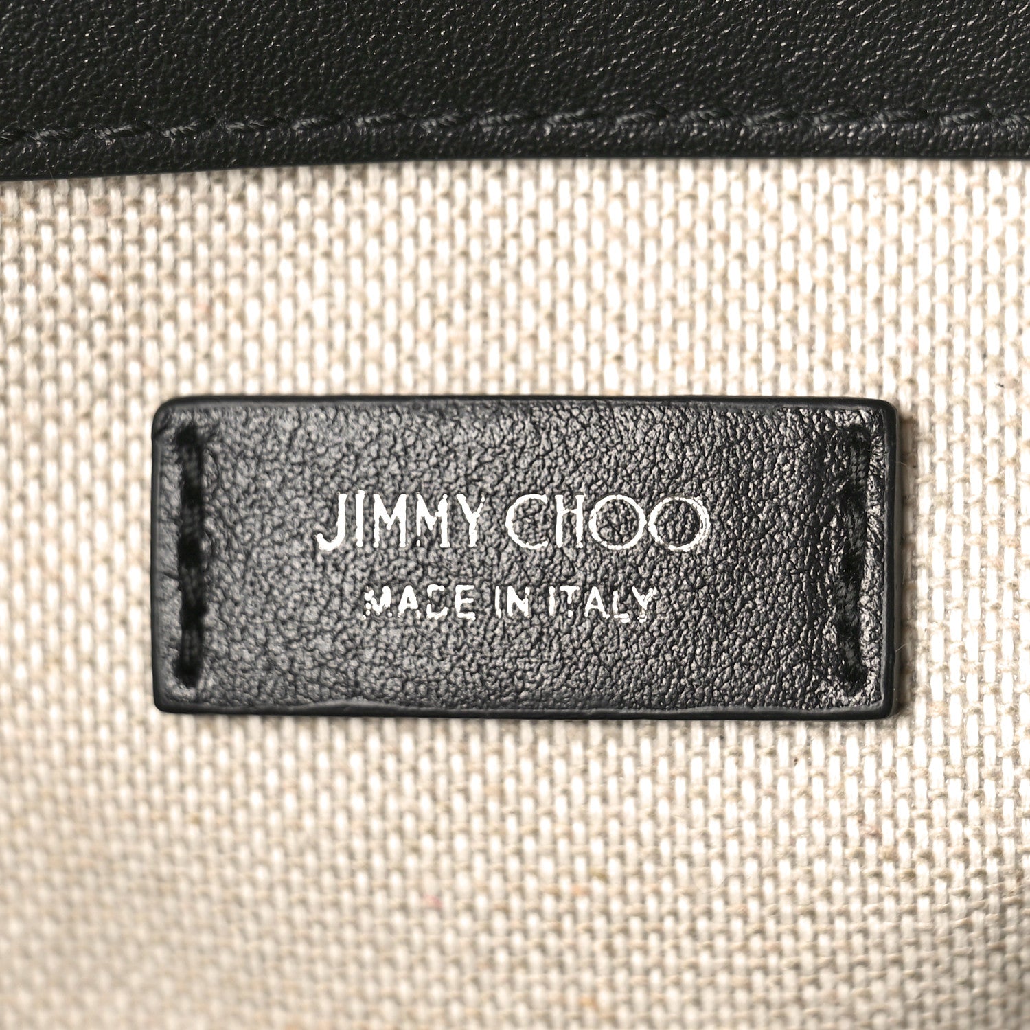 Jimmy Choo Calfskin Stars Pimlico North South Tote Black 6 of 9