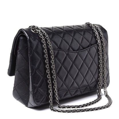 Chanel Aged Calfskin Quilted 2.55 Reissue 226 Flap Black 3 of 12