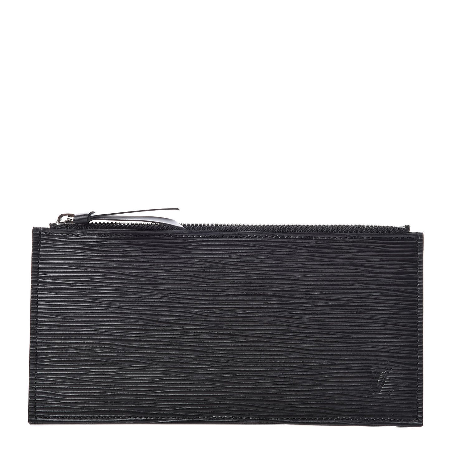 Epi Felicie Chain Wallet Zippered Insert Black