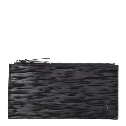 Louis Vuitton Epi Felicie Chain Wallet Zippered Insert Black 1 of 6